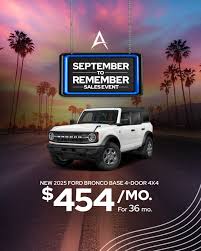 Ford Bronco September to Remember